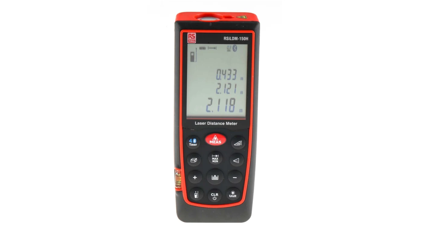 RS PRO ILDM-150H Laser Measure, 0.05 → 70m Range, ± 1.5 mm Accuracy